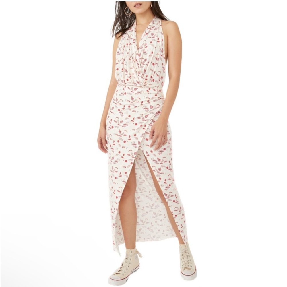 Sold Free People Daria Floral Print Halter
Maxi Dress NWT